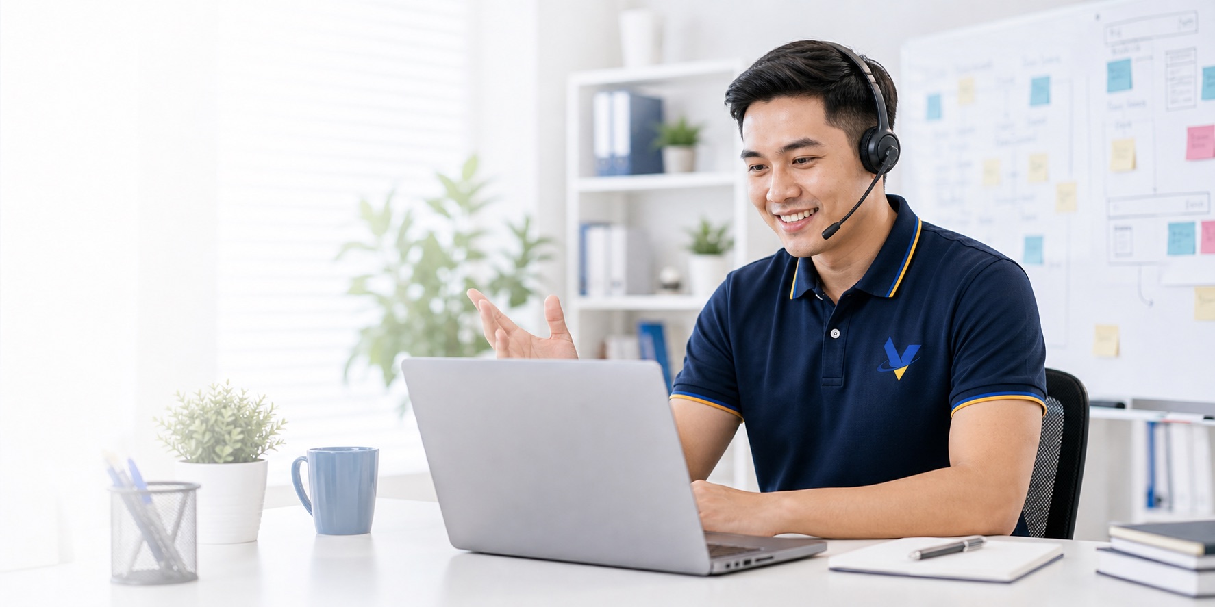 Dedicated VenderIT remote professional handling daily business support tasks