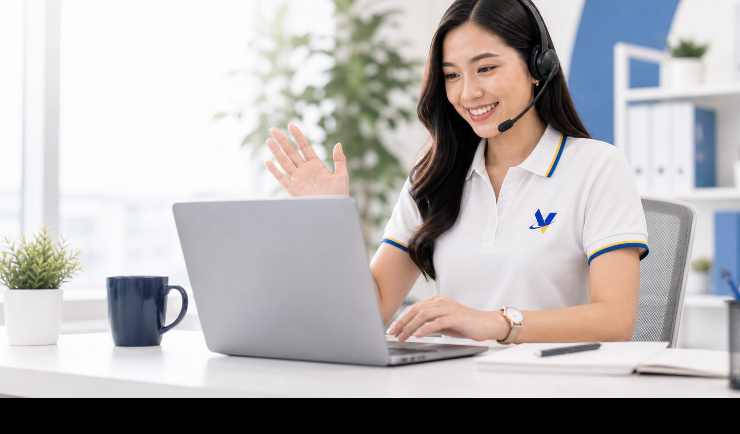 Filipino VenderIT operations specialist coordinating schedules and daily priorities