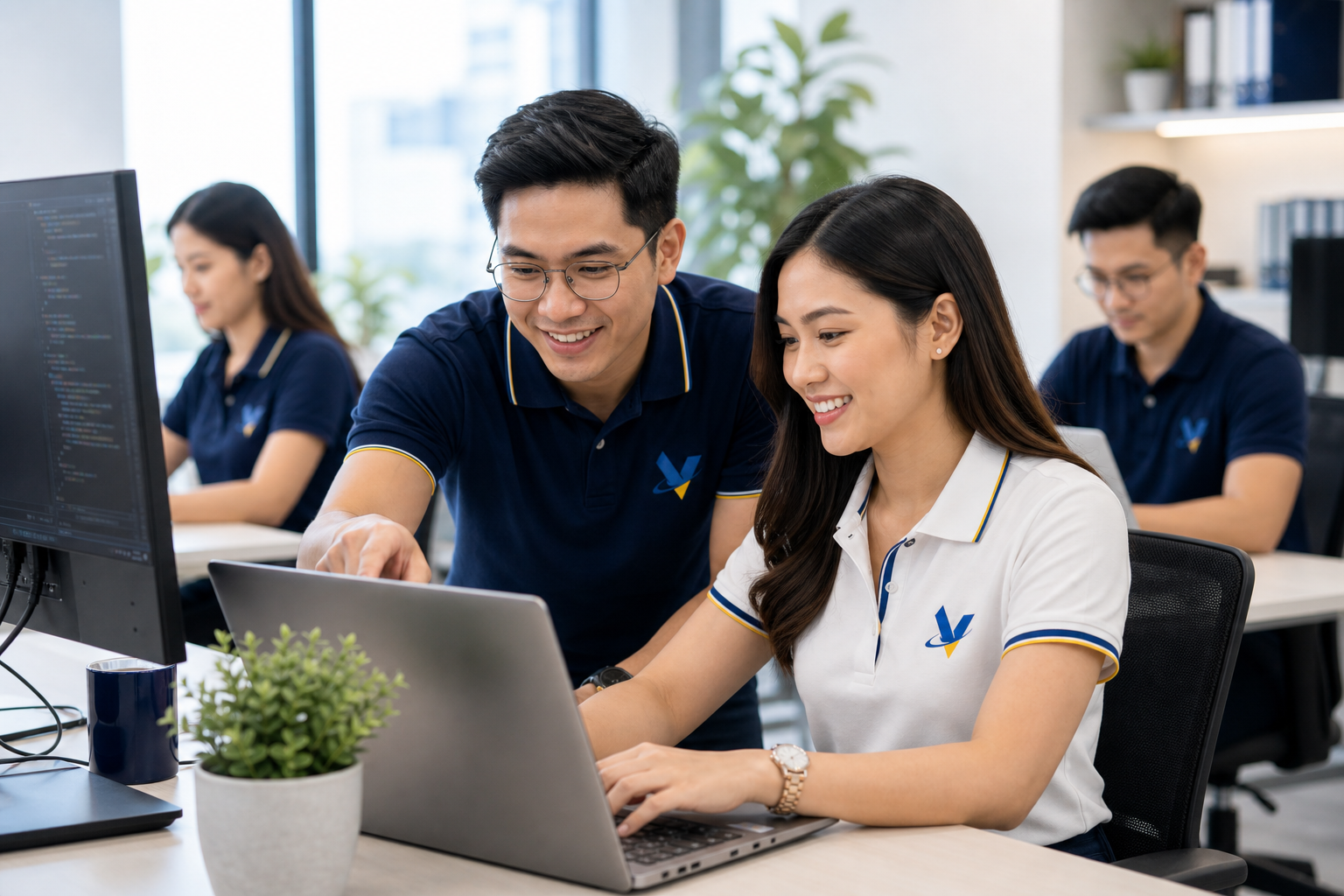 Filipino Code Pro developer team working on custom implementation tasks