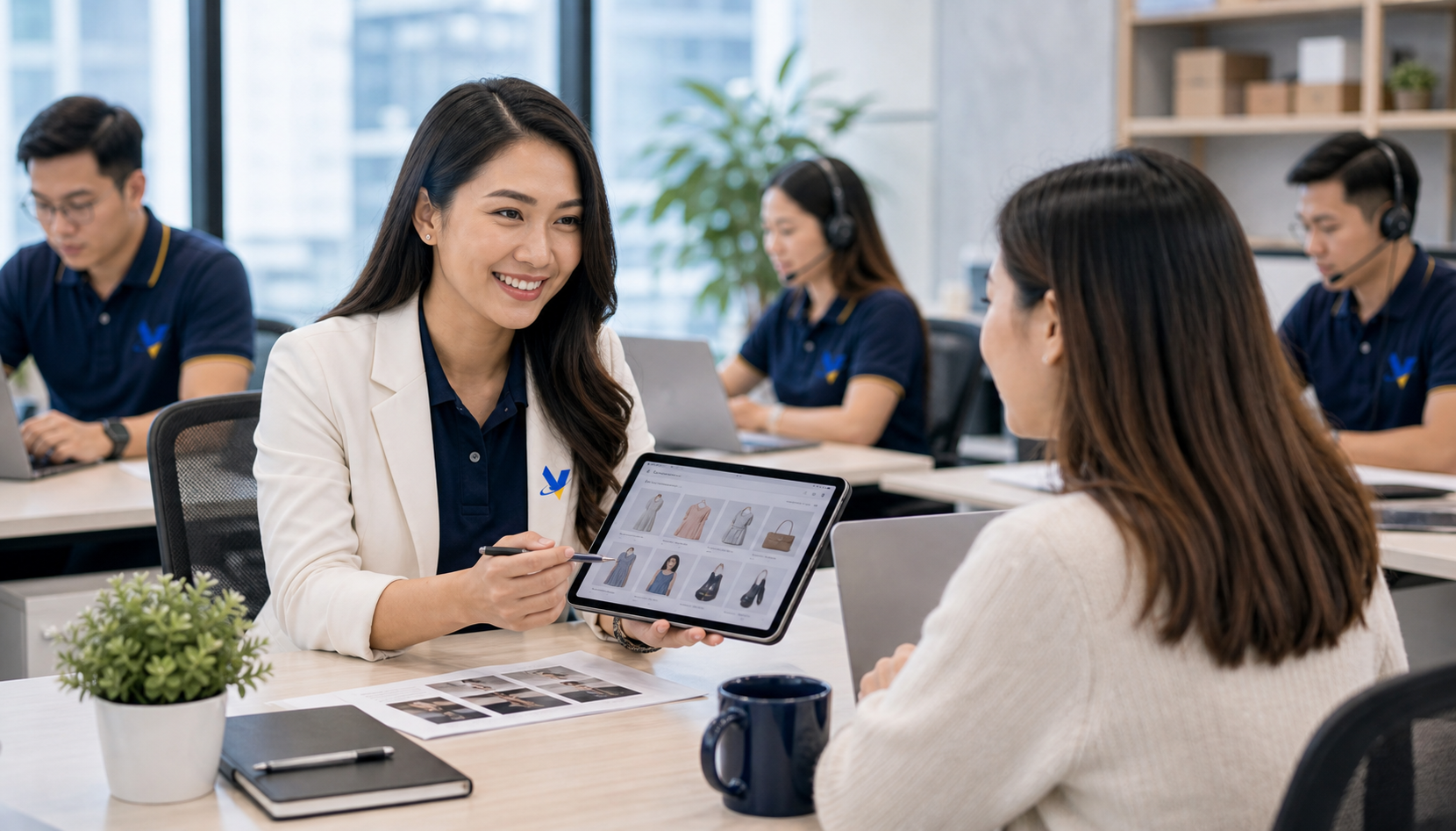 eCommerce account manager preparing online store support onboarding plan