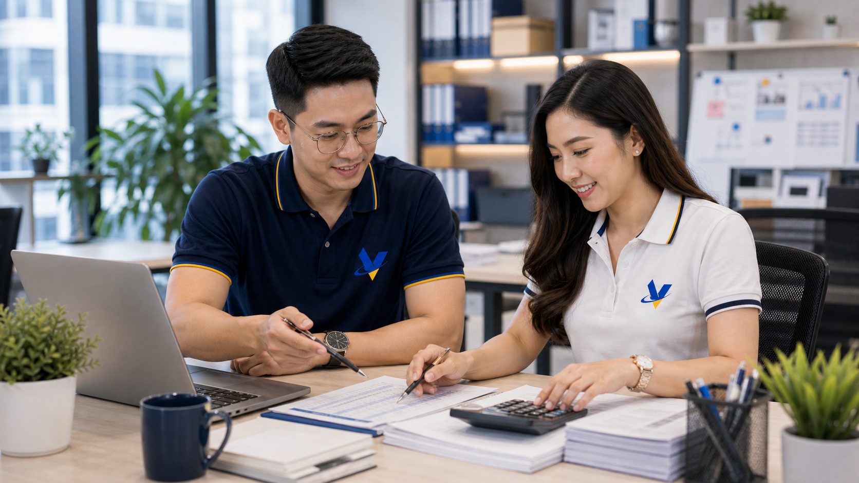 Accounting operations lead reviewing workflow and reconciliations