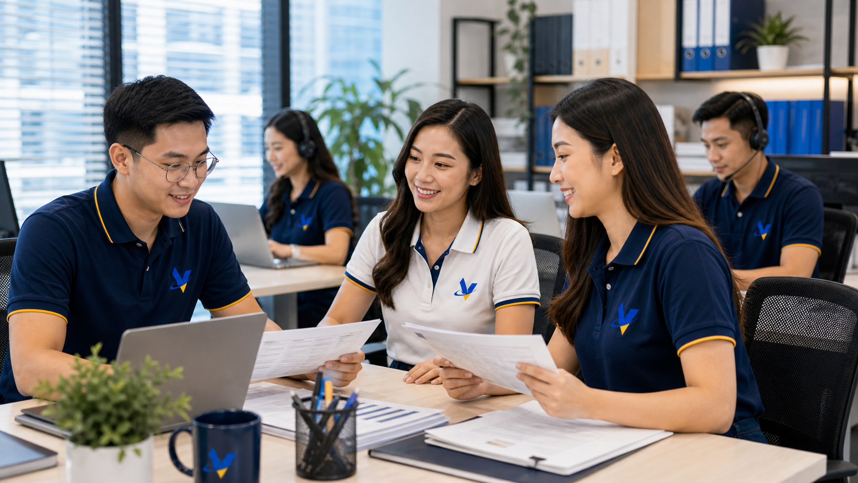 Insurance and mortgage support team coordinating client pipeline