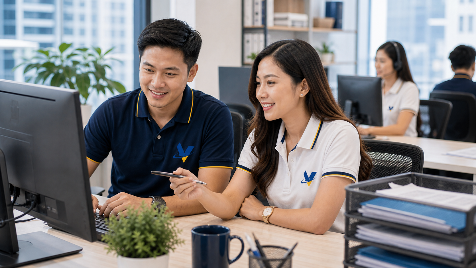 Mortgage operations coordinator reviewing client pipeline tasks