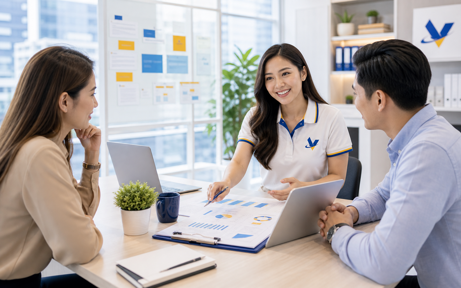 VenderIT outsourcing strategist presenting a managed remote staffing plan