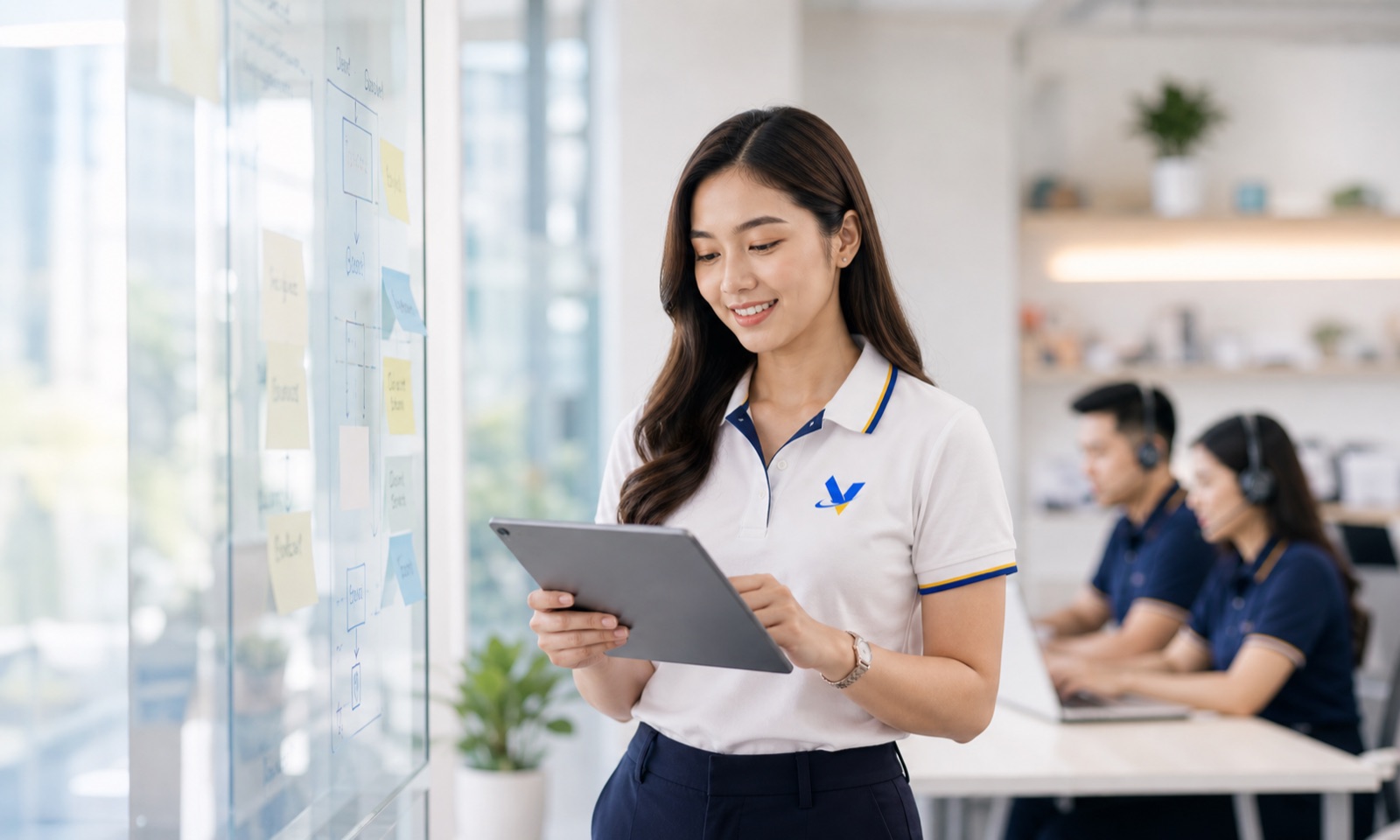 VenderIT coordinator mapping a remote staffing workflow